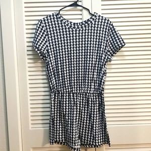 Houndstooth Romper
